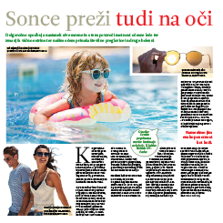 Sonce preži tudi na oči (Slovenske novice)